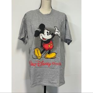 Men's Walt Disney World Mickey Mouse Graphic Tee Gray Size M